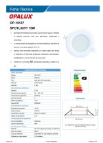 SPOTLIGHT LED 15W “OPALUX” 1350LM IP44 7000K LUZ BLANCA - Imagen 3