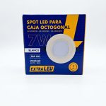 SPOT LED PARA CAJA OCTOGONAL 7W EXTRALED BLANCO 7000K