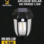 APLIQUE SOLAR 1 FOCO