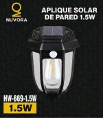 APLIQUE SOLAR 1 FOCO