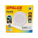 SPOTLIGHT LED 10W 900LM LUZ TRICOLOR OPALUX OP-10W743