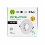 SPOT FLAT 110MM MODELO PREMIUM CEMLIGHTING WHITE