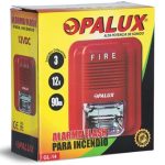 SIRENA CON ESTROBO ROJO OPALUX GL-14N