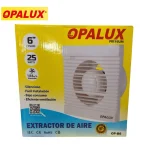 EXTRACTOR DE AIRE 6" OPALUX