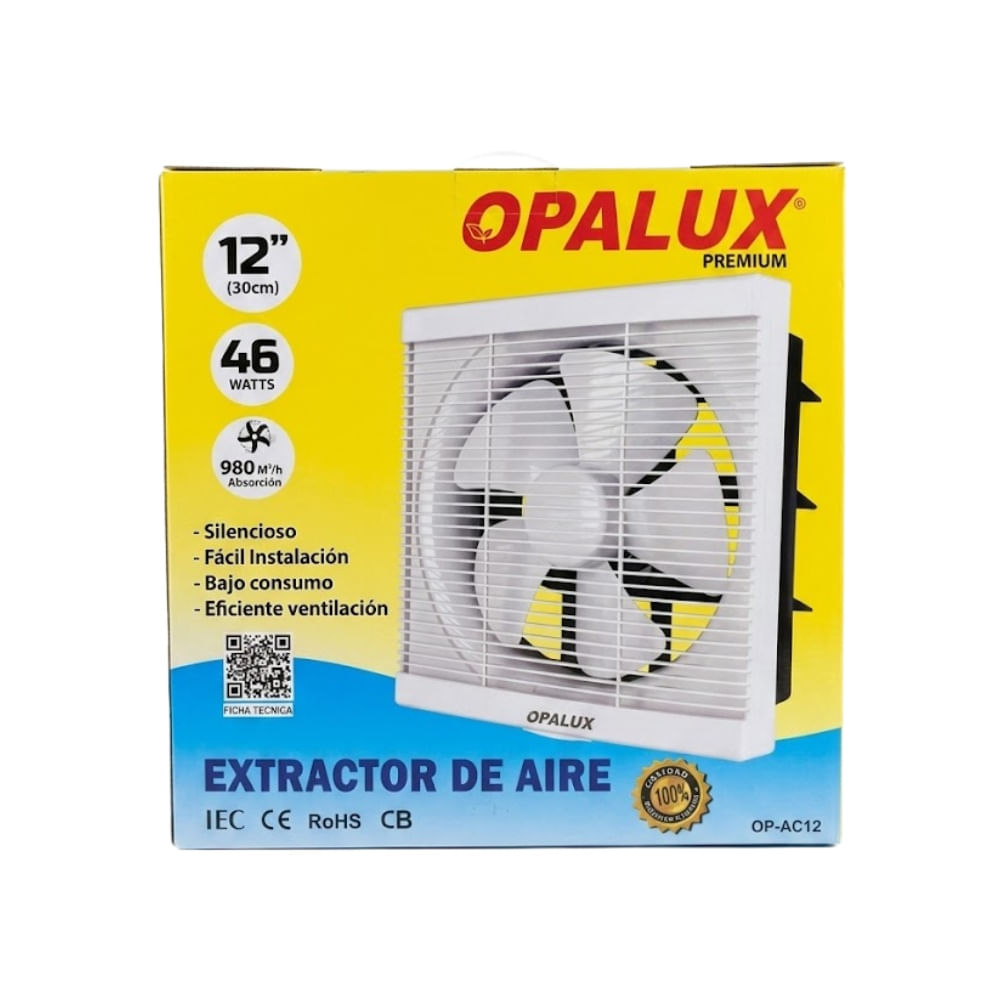 CENTRAL 12PULG EXTRACTOR DE AIRE 12 - Imagen 1