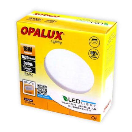 PLAFON 18W OPALUX 3000K