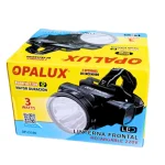 LINTERNA FRONTAL RECARGABLE 220V 3W OPALUX