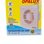 EXTRACTOR DE AIRE 4" OPALUX