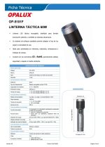 LINTERNA RECARGABLE DIMABLE 60W OPALUX - Imagen 2
