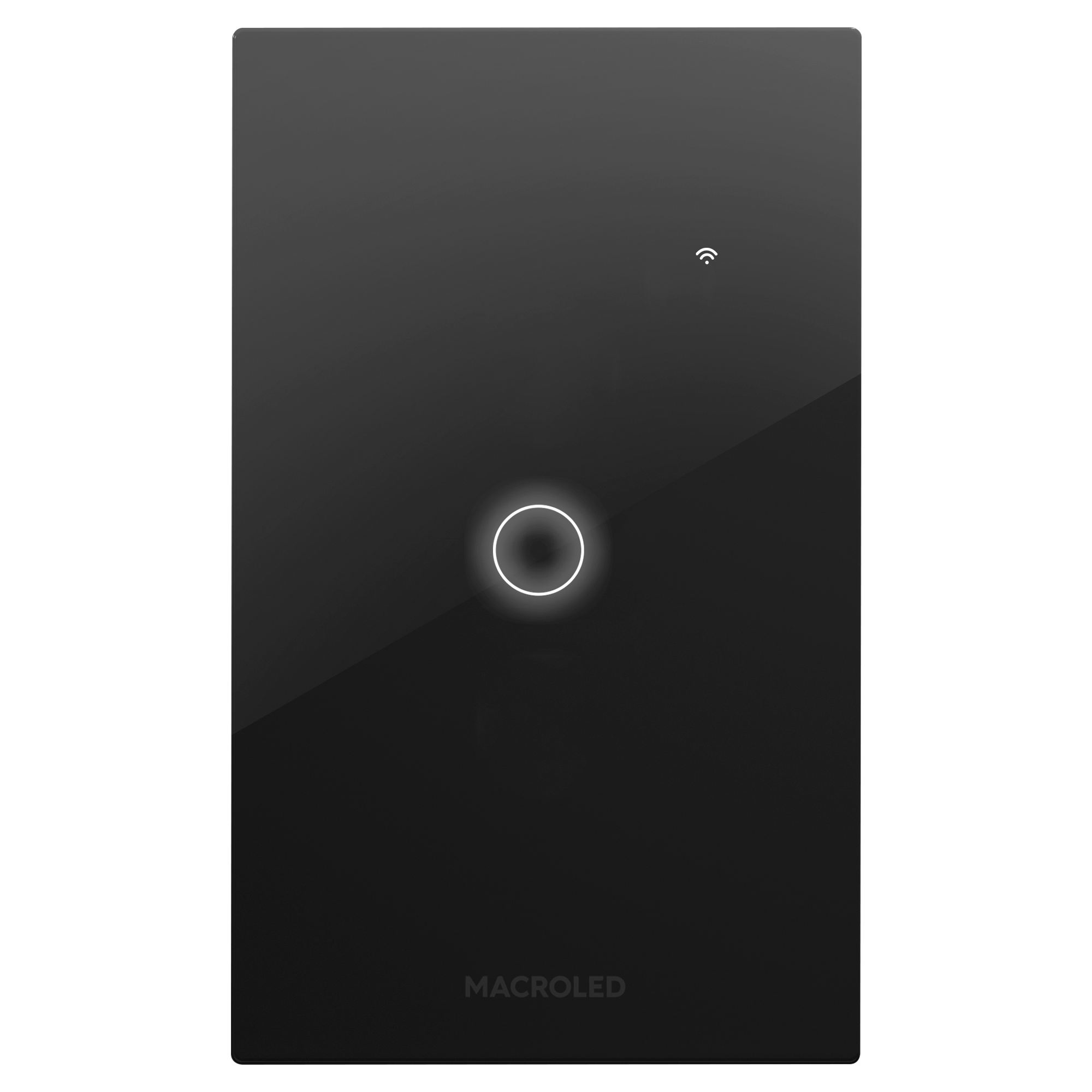 INT SIMPLE SMART NEGRO INTERRUPTOR SIMPLE SMART MACROLED NEGRO - Imagen 1