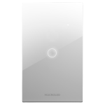 INTERRUPTOR SIMPLE SMART MACROLED BLANCO