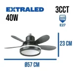 FOCO VENTILADOR EXTRALED - Imagen 3