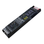 FUENTE DE PODER SLIM BLACK 16A OPALUX 24V