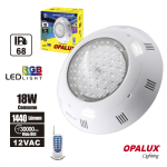 LUMINARIA LED ACUATICA PARA PISCINA 18W RGB 12V OPALUX - Imagen 2