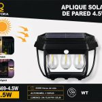 APLIQUE SOLAR 3 FOCOS