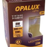 FOCO GLOBO VINTAGE OPALUX 8W