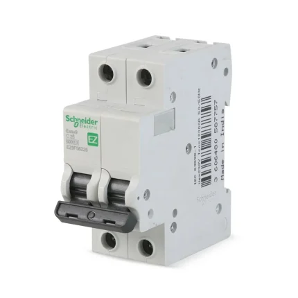 Interruptor Termomagnético Schneider Electric Easy 9 2x25A en PVC Blanco