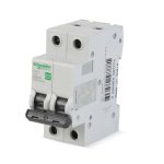 Interruptor Termomagnético Easy9 Mcb 2x40A Schneider Electric Blanco PVC