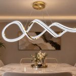 LAMPARA COLGANTE LED ONDULADA