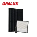 Reflector Solar LED Opalux 600W Tricolor Exterior con Control Remoto Impermeable IP66 - Imagen 2