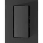 INTERRUPTOR SIMPLE ONIX NOVALAMPS NEGRO MATTE